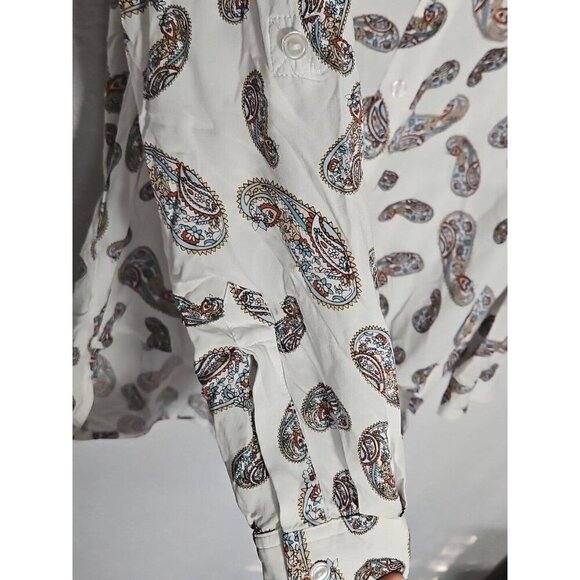 Velvet Heart Button Down Long Sleeve Paisley Long Sleeve Blouses Size XS - Picture 4 of 7